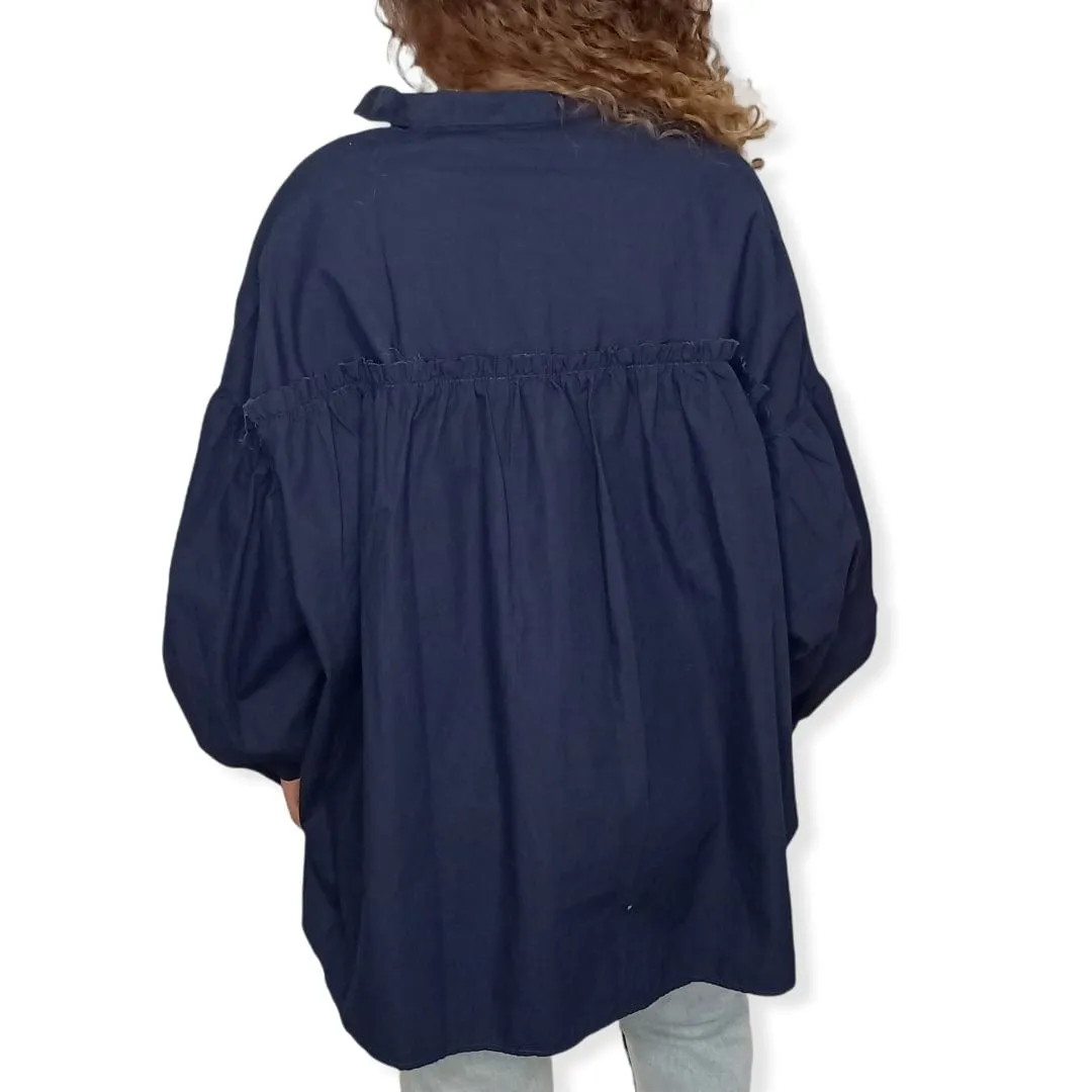 (Oversized Shirts) Dark Blue