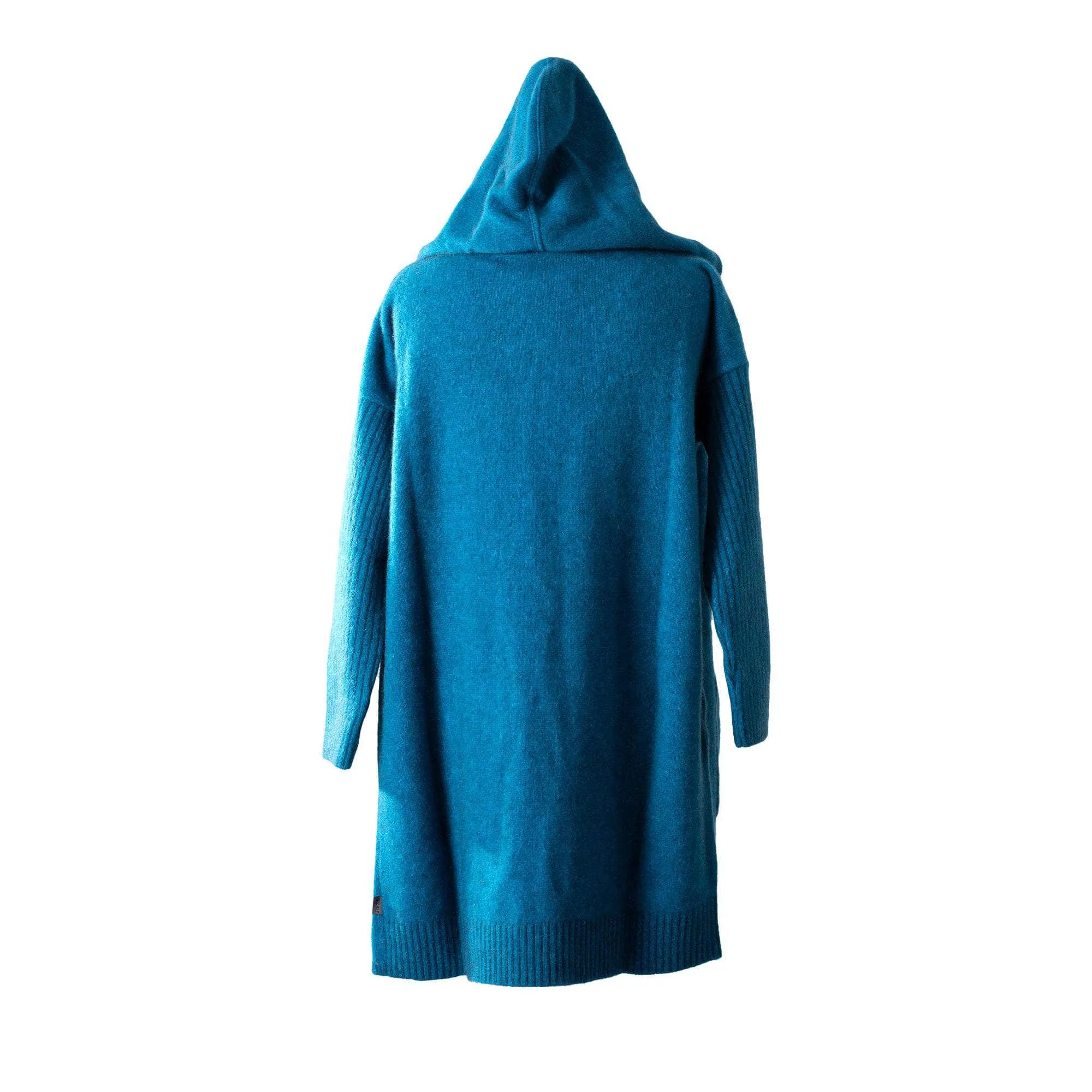 Premium Possum and Merino Wool- Hooded Longline Cardigan