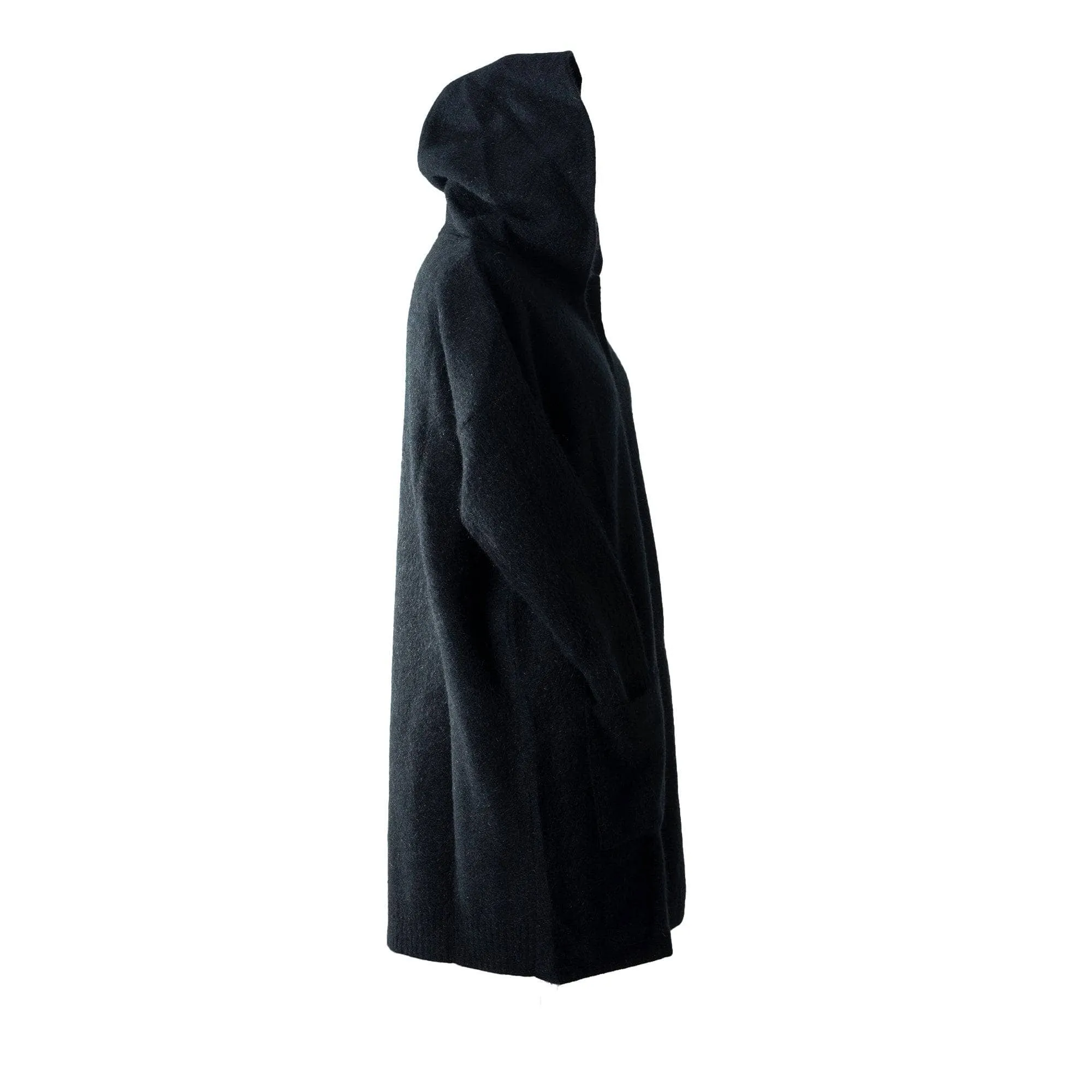 Premium Possum and Merino Wool- Hooded Longline Cardigan