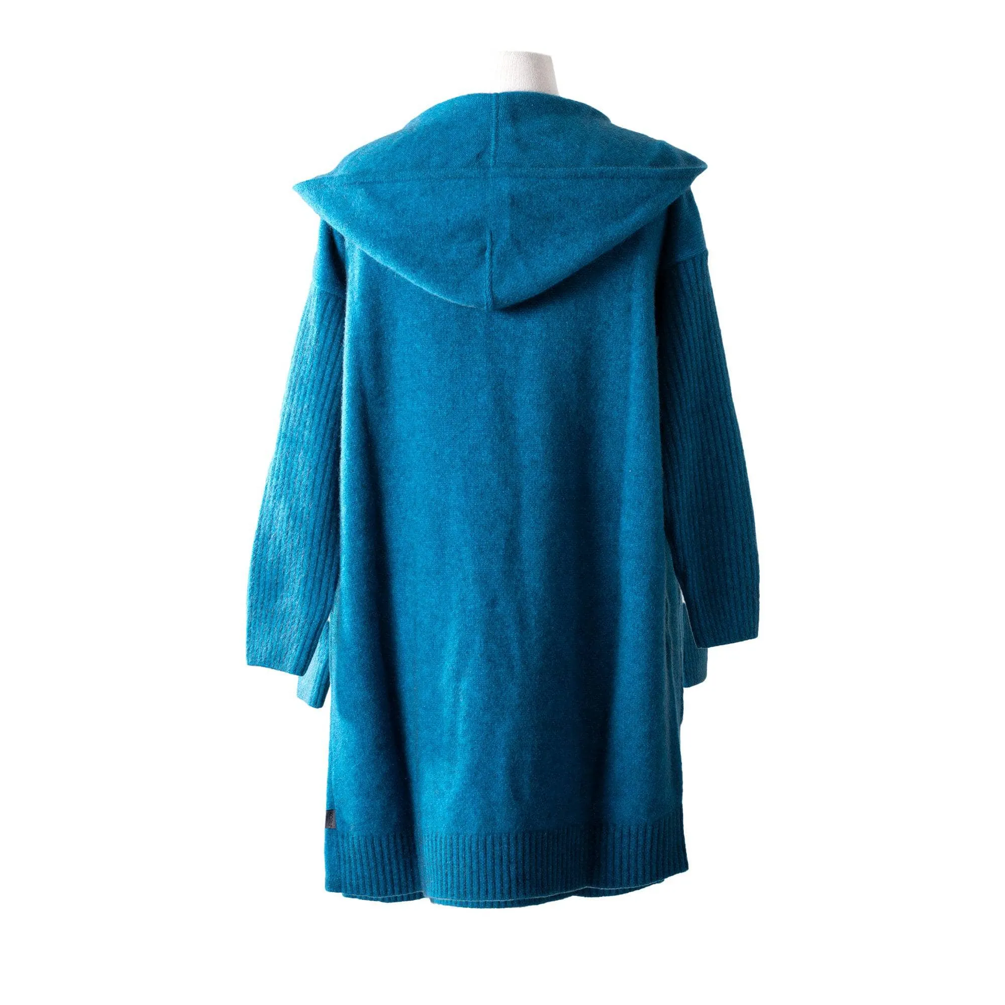 Premium Possum and Merino Wool- Hooded Longline Cardigan