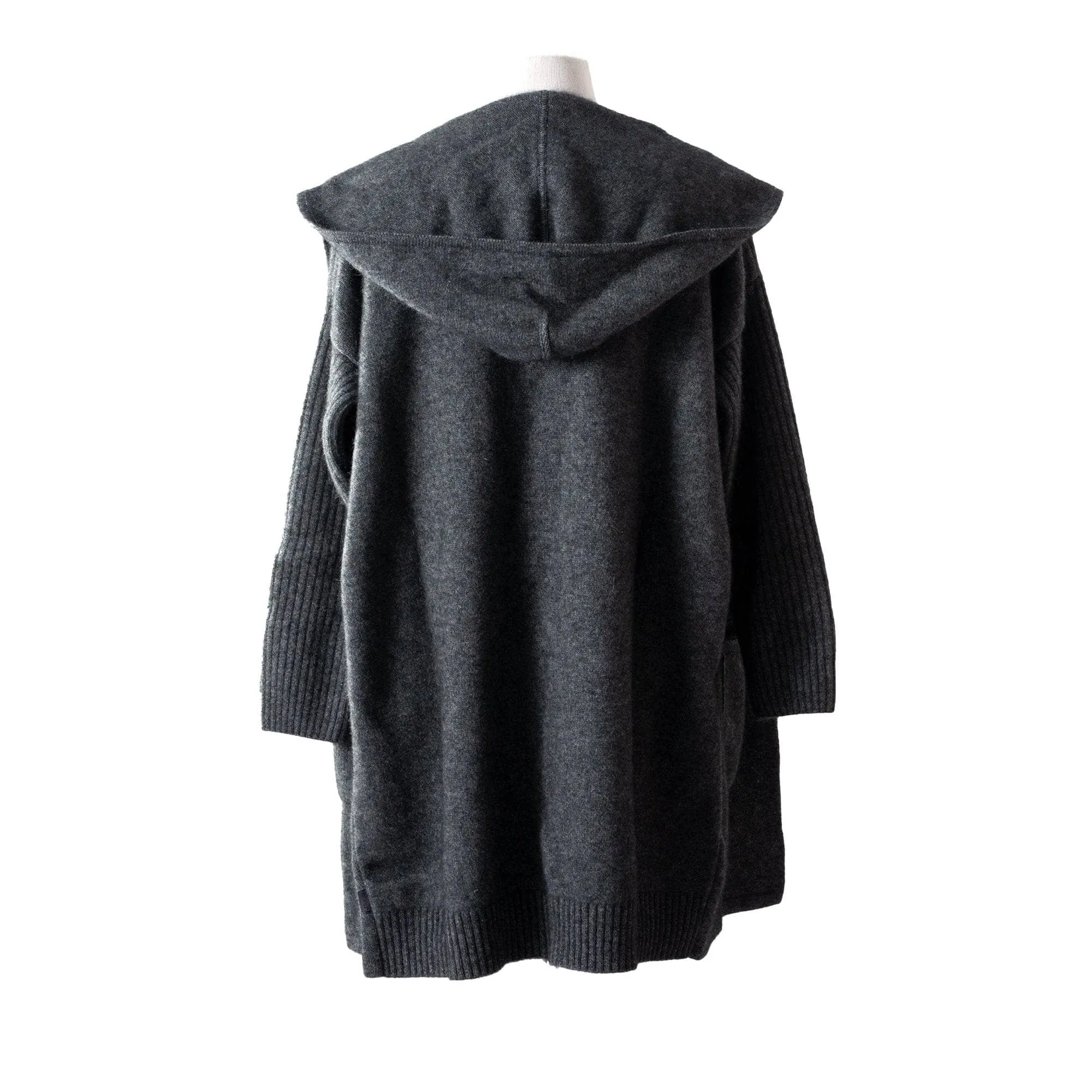 Premium Possum and Merino Wool- Hooded Longline Cardigan