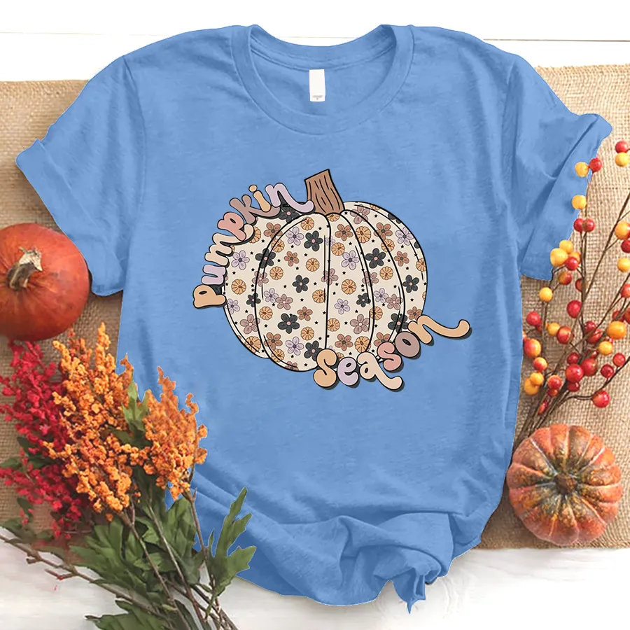 Pumpkin Season Shirt, Cute Pumpkin T - Shirt