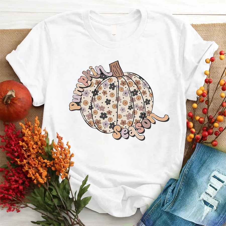 Pumpkin Season Shirt, Cute Pumpkin T - Shirt