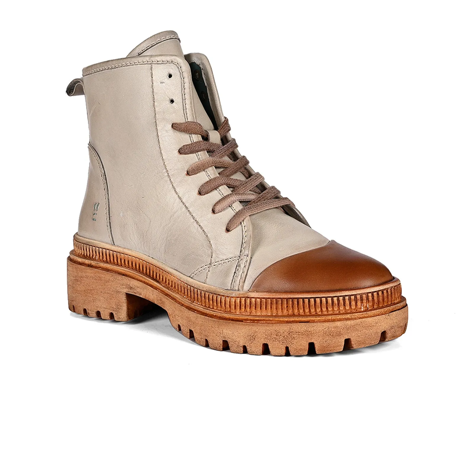 ROAN Kinship Lace Up Mid Boot (Women) - Almond Bone