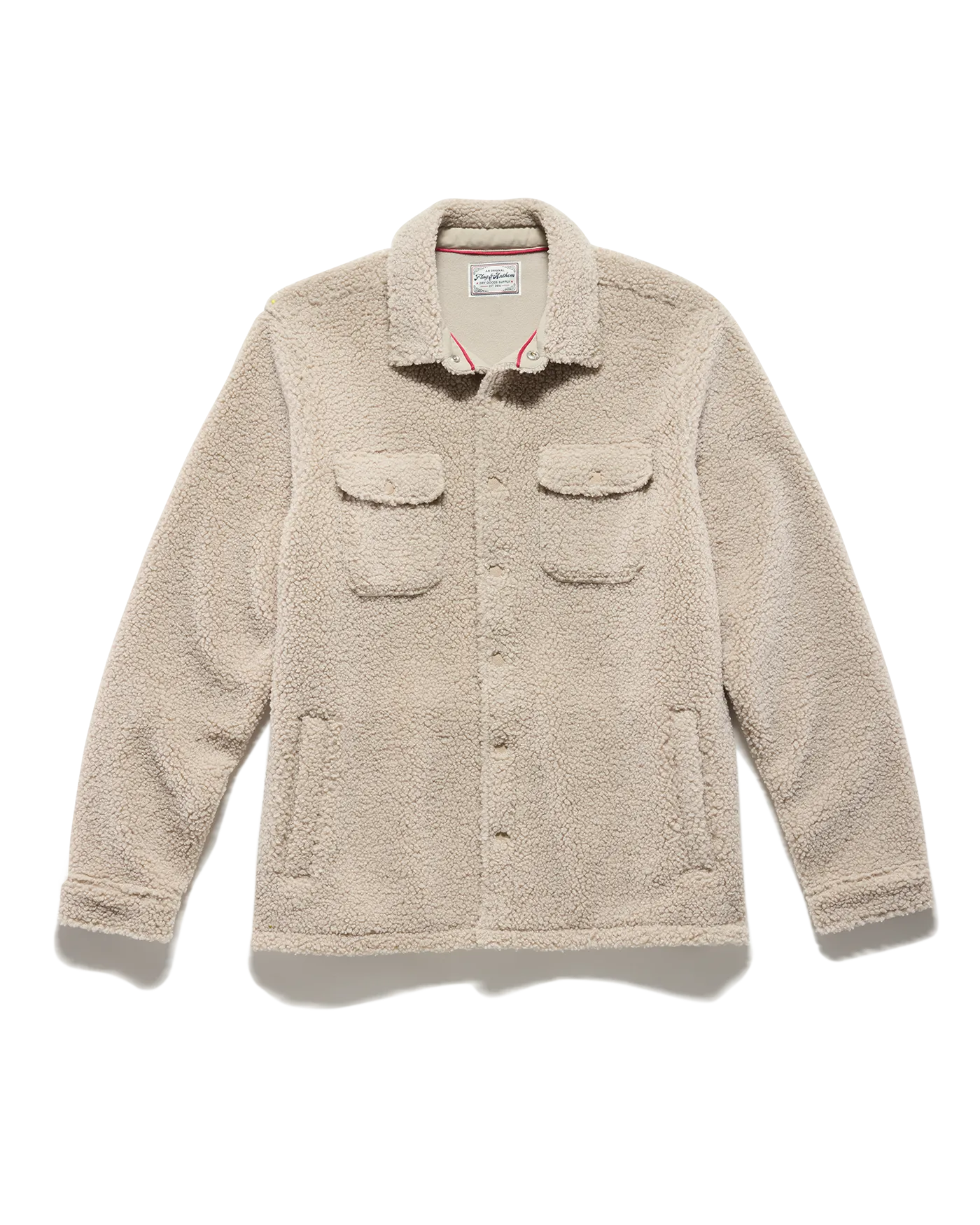 SCARSDALE FLEECE-LINED SHERPA SHIRT JACKET