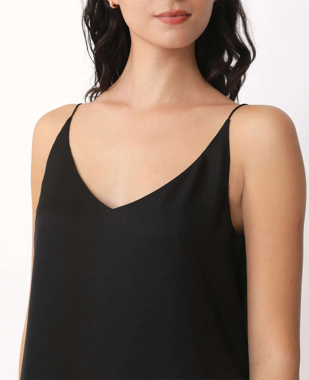 Silk Signature V Slip Dress