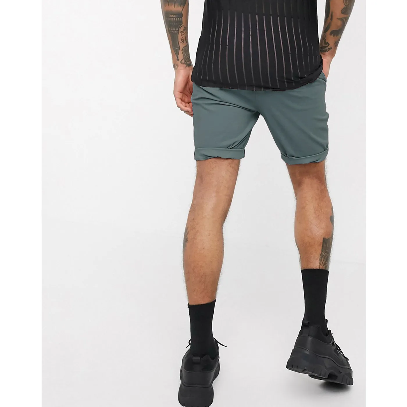 Smog Petrol Chino Shorts