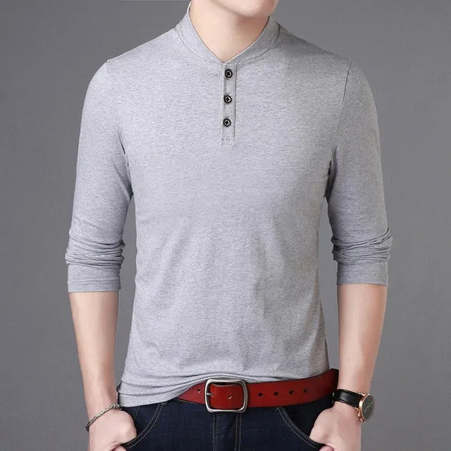 Solid Color Street Style Cotton Long Sleeve Shirt