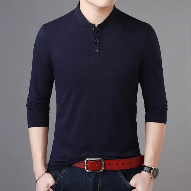 Solid Color Street Style Cotton Long Sleeve Shirt