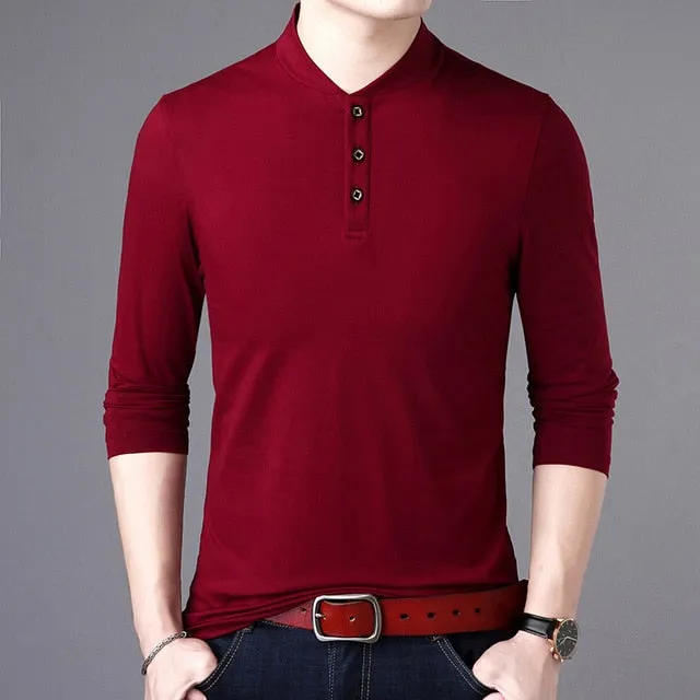 Solid Color Street Style Cotton Long Sleeve Shirt