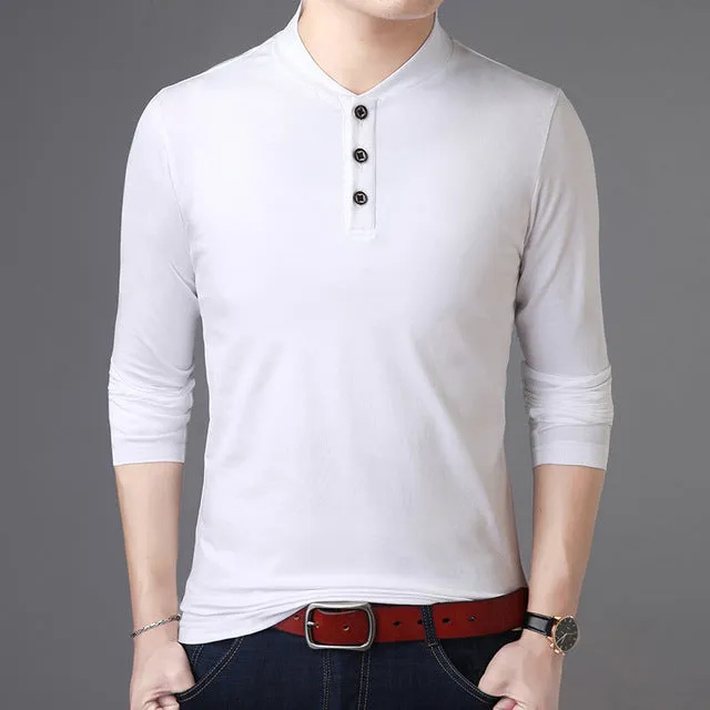 Solid Color Street Style Cotton Long Sleeve Shirt