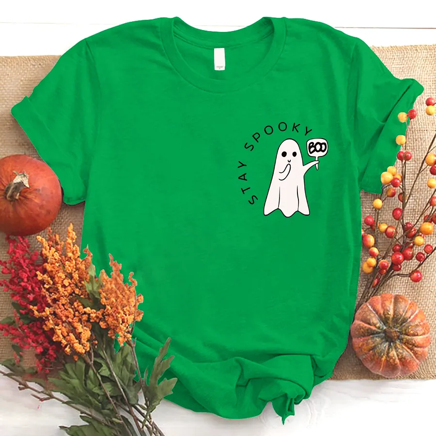 Stay Spooky Shirt, Minimal Halloween Shirt, Ghost Shirt, Halloween T - Shirt