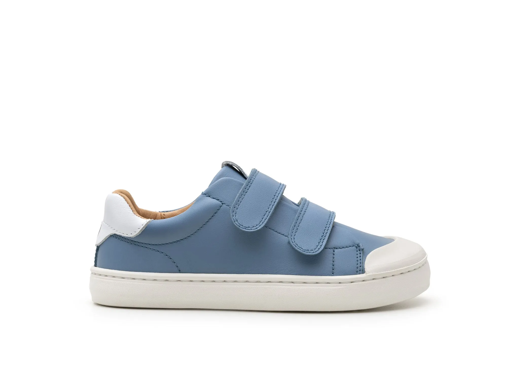 Tip Toey Joey Boy's and Girl's Ramp Sneakers - Denim / White