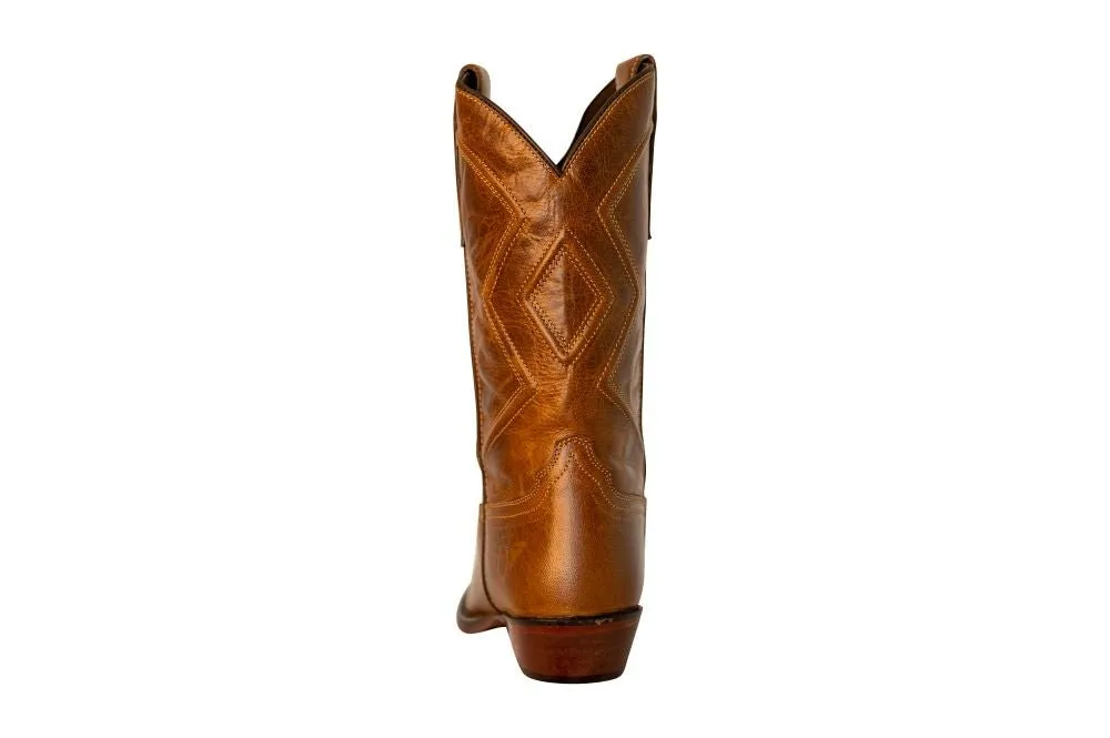 TuffRider Women Colter Embroidered Leather Square Toe Western Boots