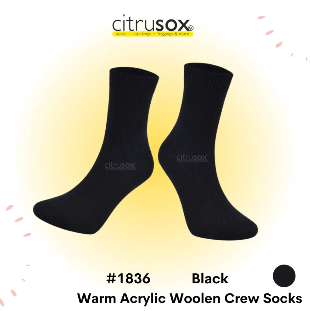 Warm Crew Acrylic Wool Socks