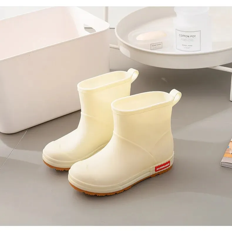 Women Rubber Water Boots Rain Boots Spring Outdoor Fashion Casual Rain Shoes - WRB50136