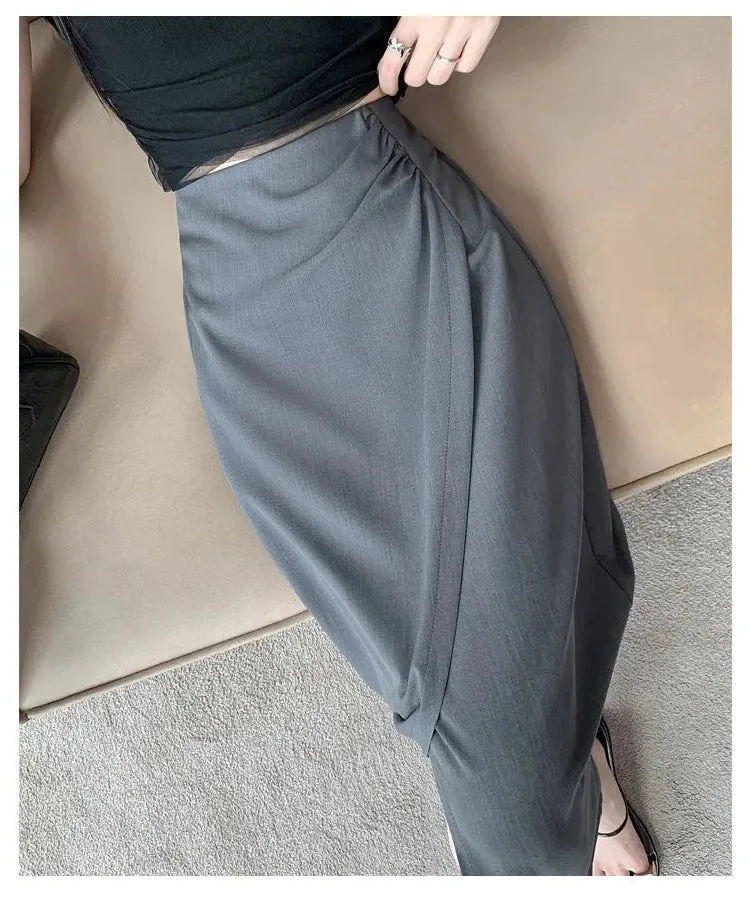 Women's Slim Fit High Waist Suit Skirt