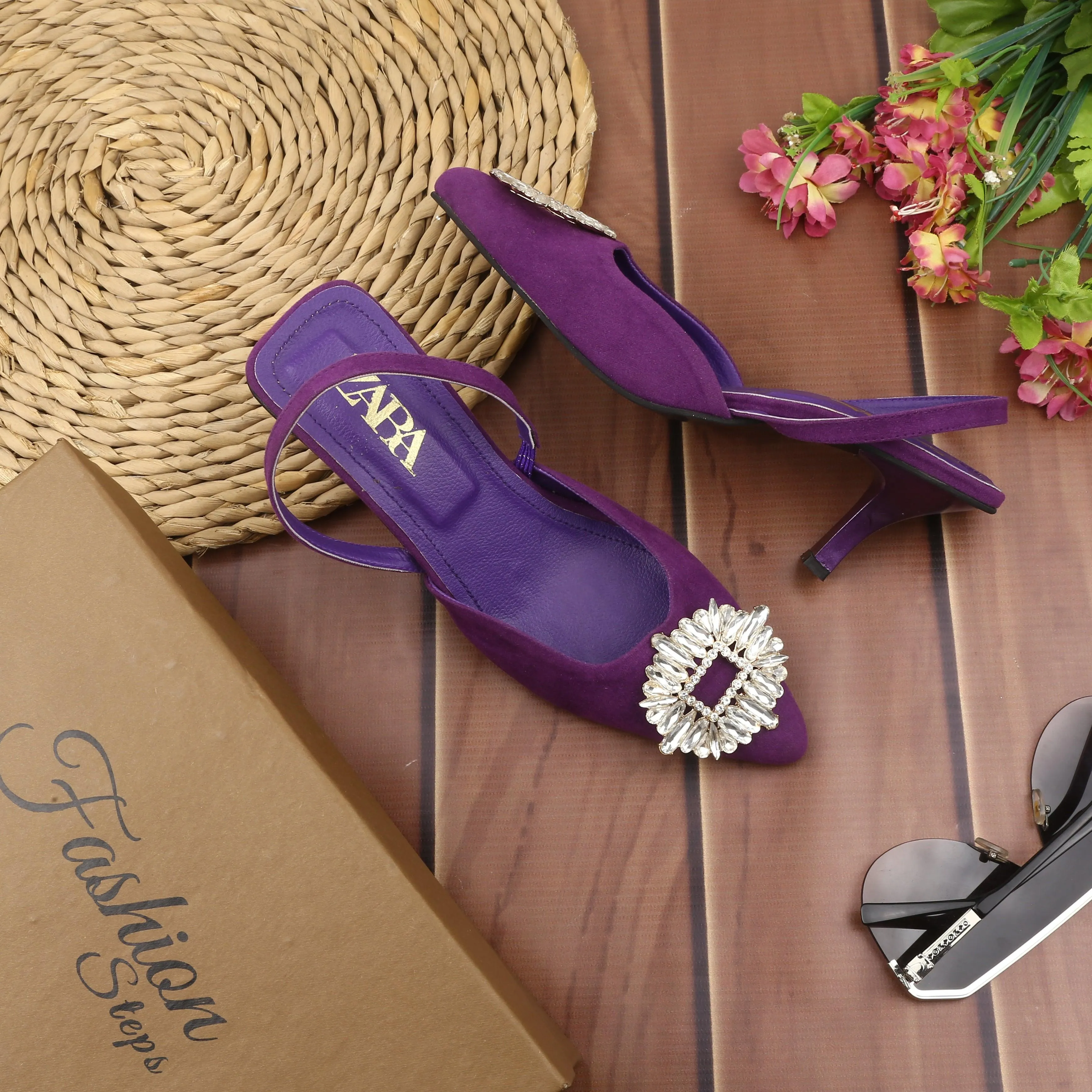 ZARA KETTY HEEL (Purple)